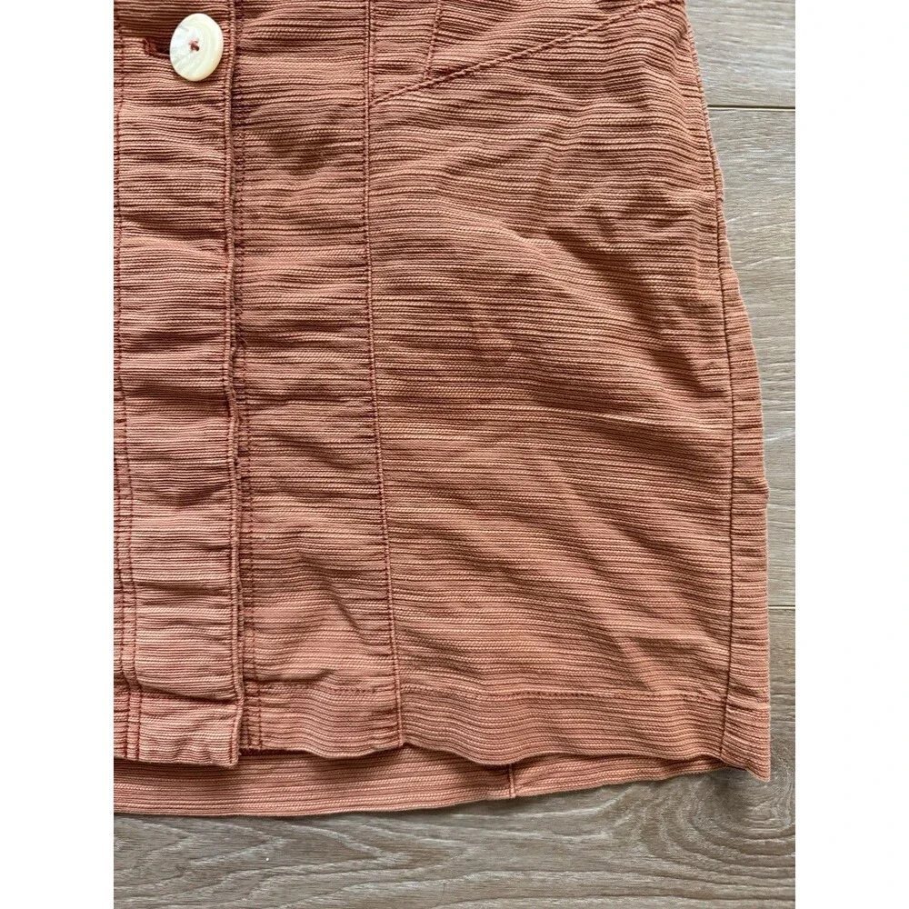 Free People Every Minute Every Hour Mini Skirt Noble Adobe Brown Terra Cotta 10